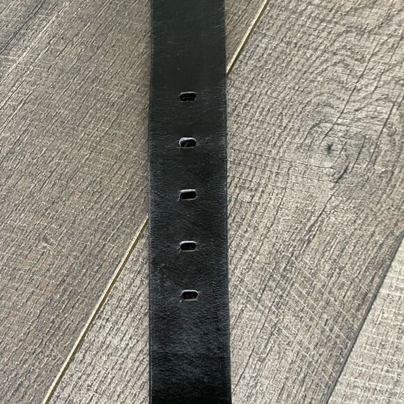 Black Calvin Klein Belt with Silver Buckle. Size Large. - Picture 5 of 9